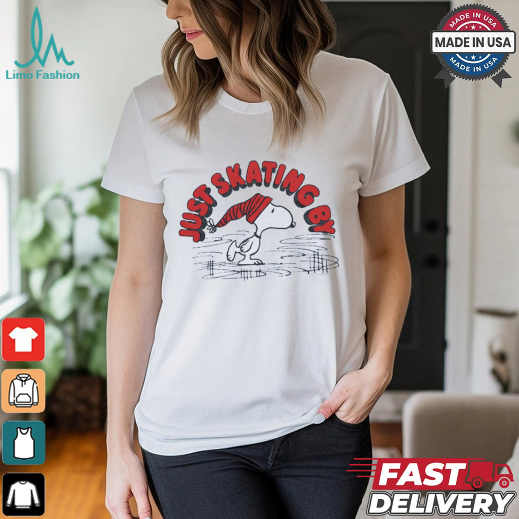 Peanuts Snoopy Just Skating By Shirt Peanuts Snoopy Just Skating By Shirt