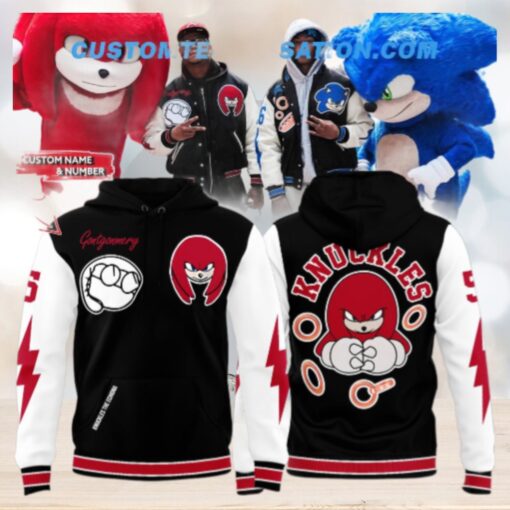 Personalized Detroit Lions X Knuckles the Echidna 2024 Hoodie