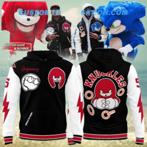 Personalized Detroit Lions X Knuckles the Echidna 2024 Hoodie