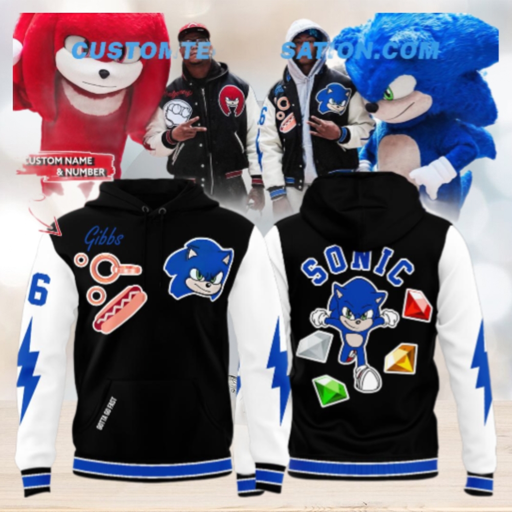 Personalized Detroit Lions X Sonic the Hedgehog 2024 Hoodie