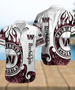 Personalized Washington Commanders Inferno Crest Hawaiian Shirt