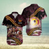 Personalized Washington Redskins Wave Defender Hawaiian Shirt