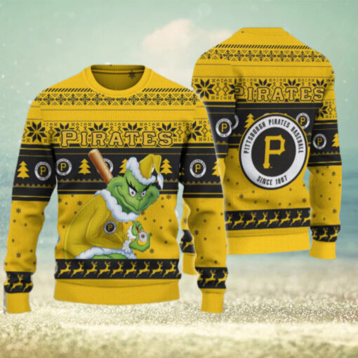 Pittsburgh Pirates Grinch Christmas Ugly Sweater