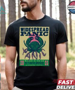 Poster Widespread Panic The ST. Augustine Amphitheatre On Mar 21 23 2025 In ST. Augustine FL t shirt