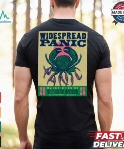 Poster Widespread Panic The ST. Augustine Amphitheatre On Mar 21 23 2025 In ST. Augustine FL t shirt