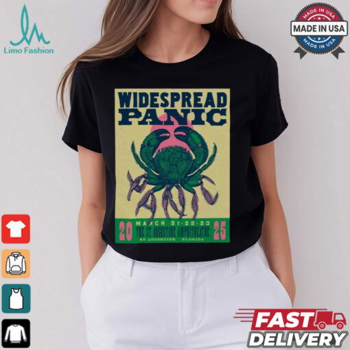 Poster Widespread Panic The ST. Augustine Amphitheatre On Mar 21 23 2025 In ST. Augustine FL t shirt