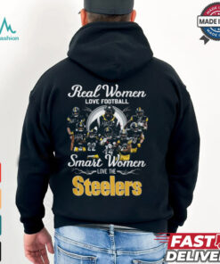 Real Women Love Football Smart Women Love The Steelers 2024 Shirt