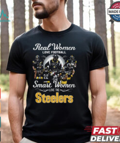 Real Women Love Football Smart Women Love The Steelers 2024 Shirt