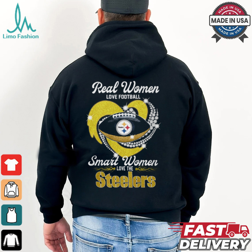 Real Women Love Football Smart Women Love The Steelers 2024 T Shirt Real Women Love Football Smart Women Love The Steelers 2024 T Shirt
