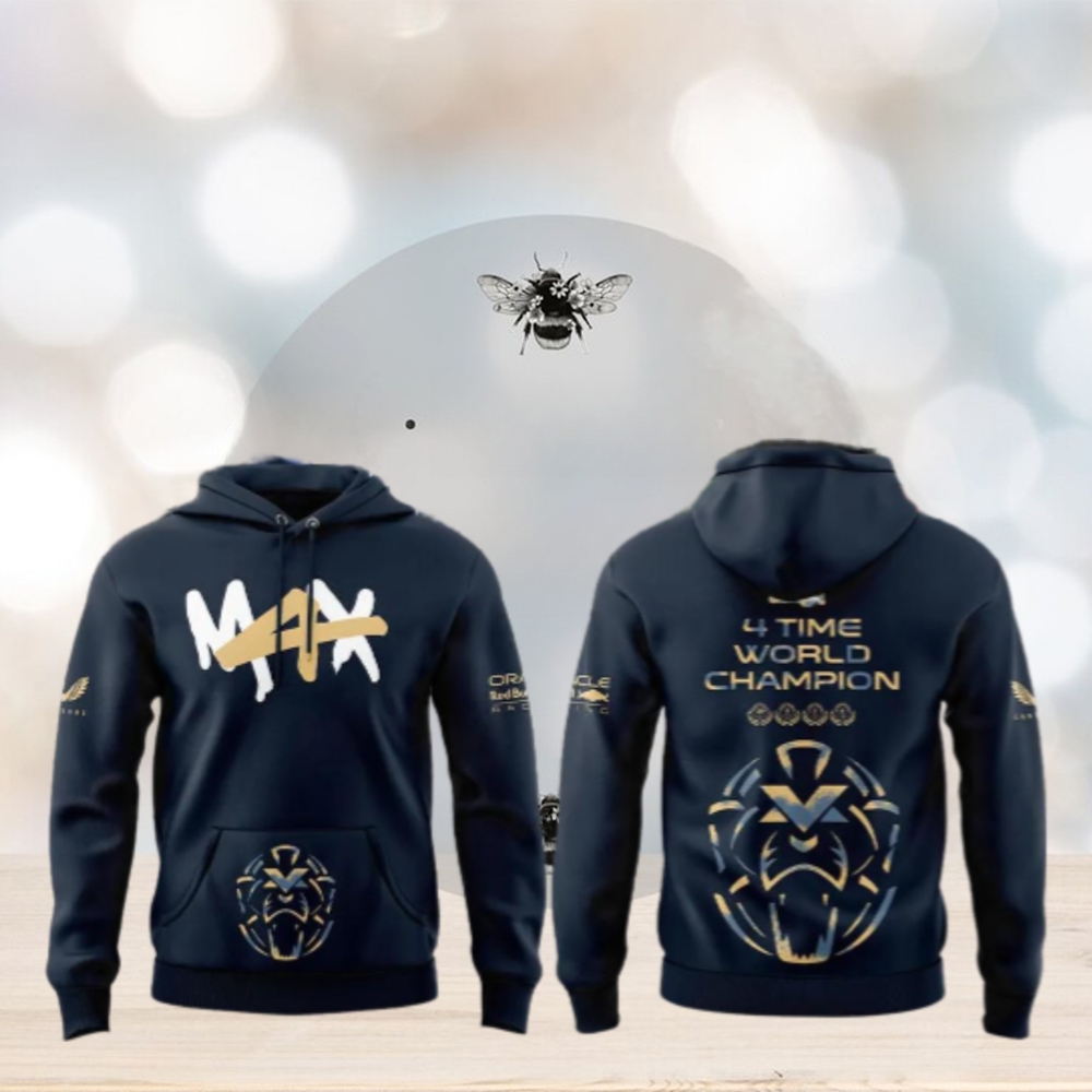 Red Bull Racing 2024 World Champion Winner Max Verstappen Hoodie Red Bull Racing 2024 World Champion Winner Max Verstappen Hoodie