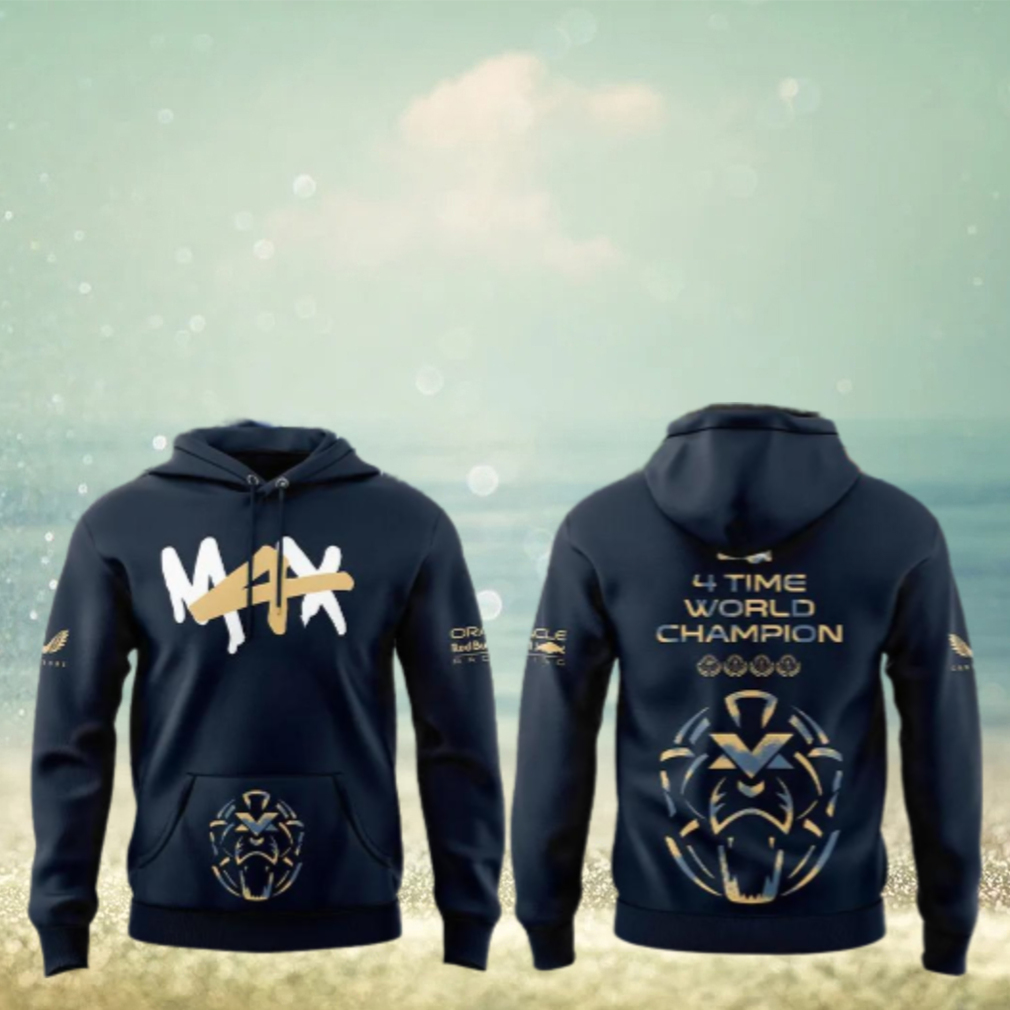 Red Bull Racing 2024 World Champion Winner Max Verstappen Hoodie Red Bull Racing 2024 World Champion Winner Max Verstappen Hoodie