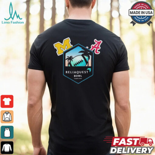 Reliaquest Bowl Alabama Vs Michigan Tampa FL Dec 31 2024 Logo Shirt