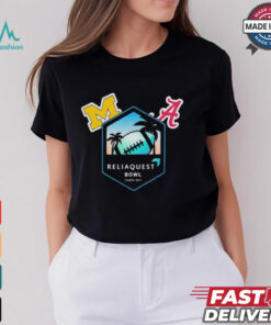 Reliaquest Bowl Alabama Vs Michigan Tampa FL Dec 31 2024 Logo Shirt