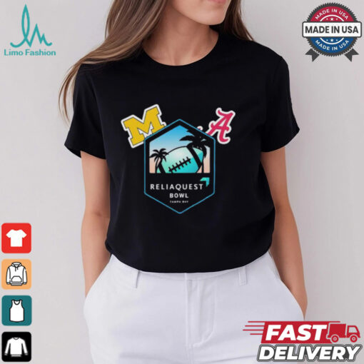 Reliaquest Bowl Alabama Vs Michigan Tampa FL Dec 31 2024 Logo Shirt