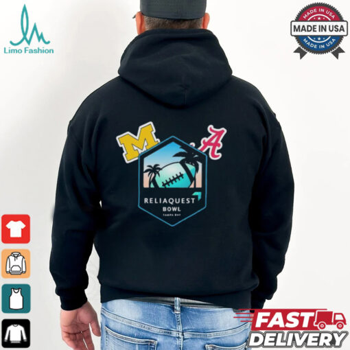 Reliaquest Bowl Alabama Vs Michigan Tampa FL Dec 31 2024 Logo Shirt