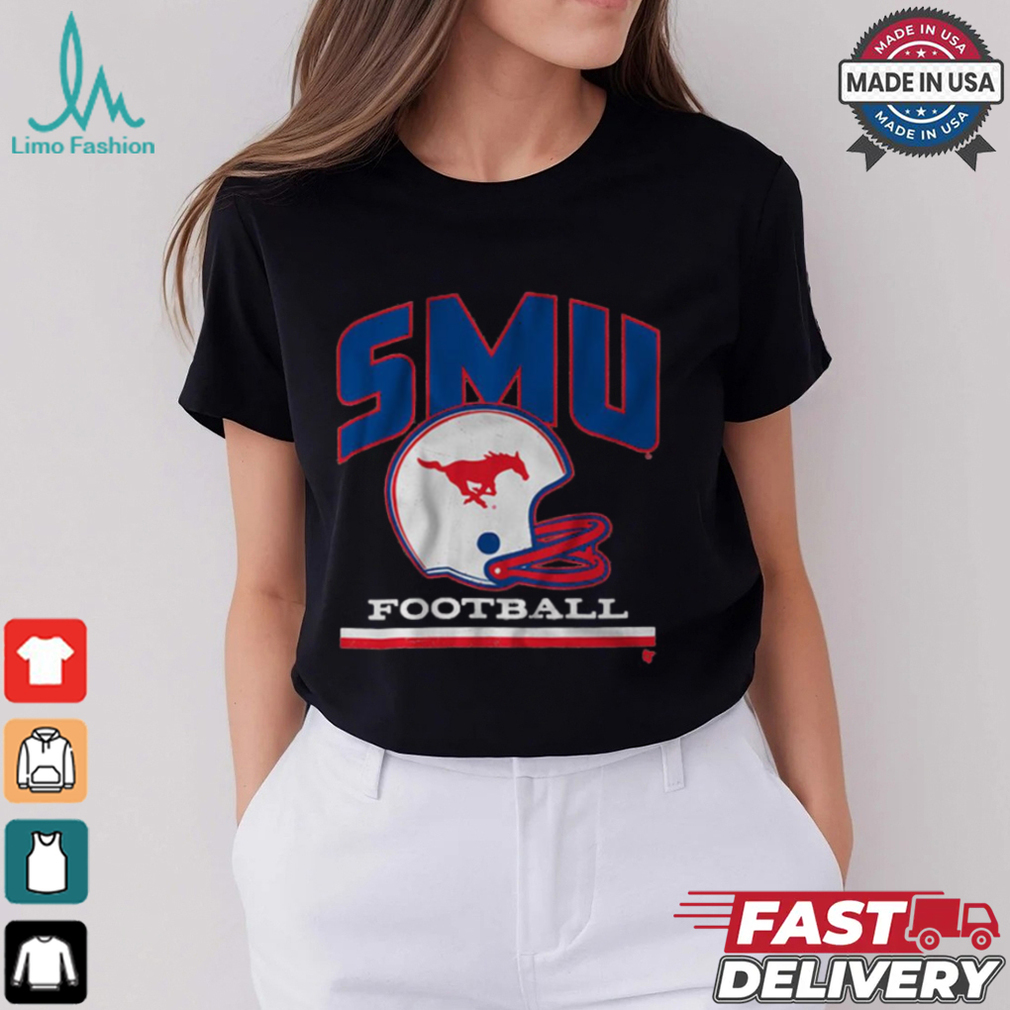 SMU Mustangs Vintage Football Helmet t shirt SMU Mustangs Vintage Football Helmet t shirt