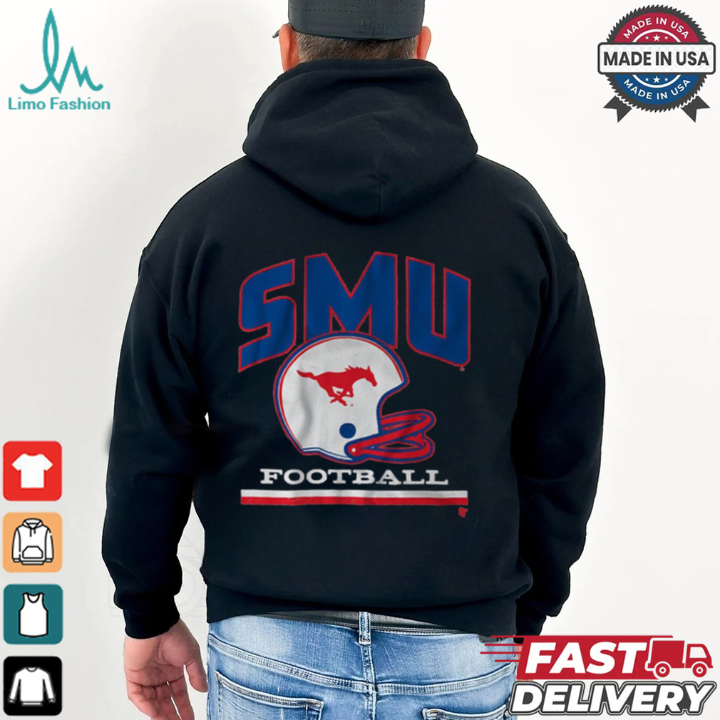 SMU Mustangs Vintage Football Helmet t shirt SMU Mustangs Vintage Football Helmet t shirt