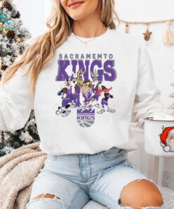 Sacramento Kings Looney Tunes characters NBA basketball shirt