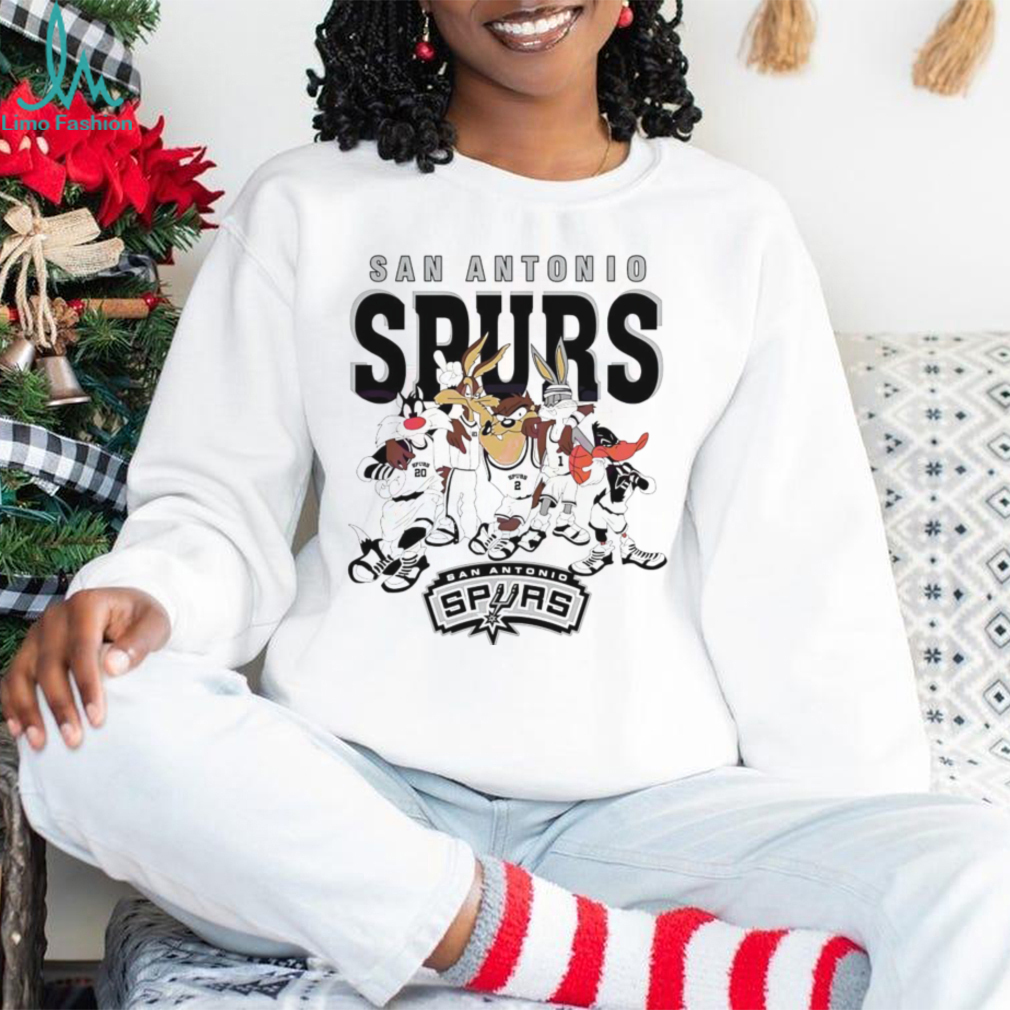 San Antonio Spurs Looney Tunes characters NBA basketball shirt San Antonio Spurs Looney Tunes characters NBA basketball shirt