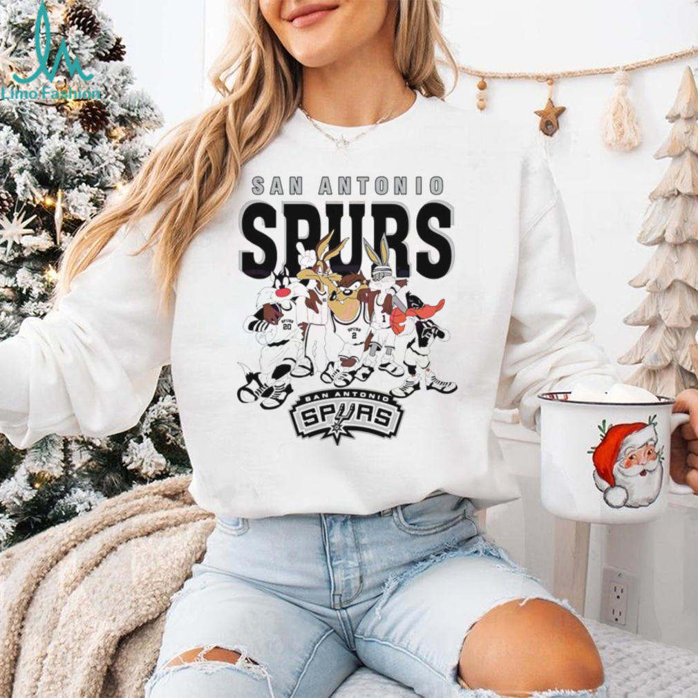 San Antonio Spurs Looney Tunes characters NBA basketball shirt San Antonio Spurs Looney Tunes characters NBA basketball shirt