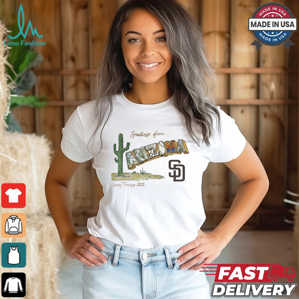 San Diego Padres Tiny Turnip Infant Spring Training 2025 T Shirt San Diego Padres Tiny Turnip Infant Spring Training 2025 T Shirt