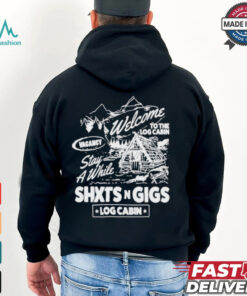 ShxtsNGigs Welcome To The Log Cabin Stay A While 2024 Tour T Shirt