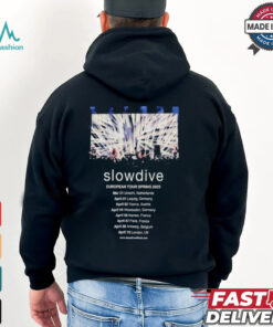Slowdive European Spring Tour 2025 T shirt