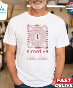 Slowdive North American Friends Tour US & Canada 2025 T shirt