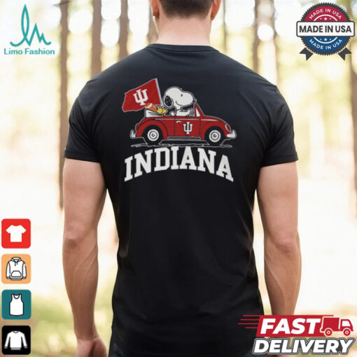Snoppy Dirving Car Indiana Shirt