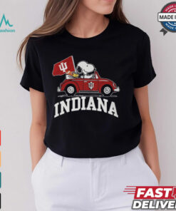 Snoppy Dirving Car Indiana Shirt
