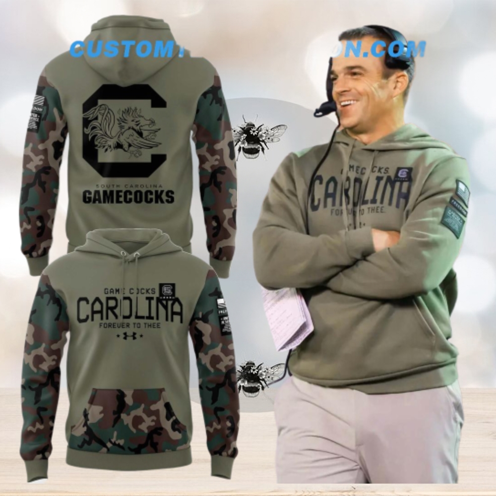 South Carolina Gamecocks Coach Shane Beamer Thyme Freedom Hoodie