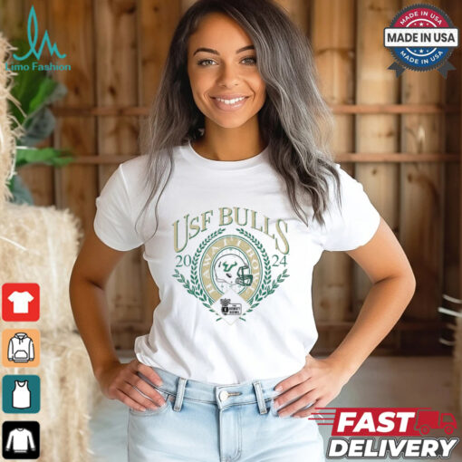 South Florida Bulls Blue 84 Unisex 2024 Hawaii Bowl T Shirt