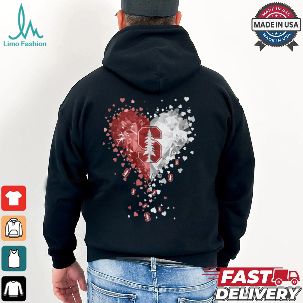 Stanford Cardinal Crystal Heart Shirt Stanford Cardinal Crystal Heart Shirt