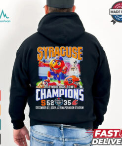 Syracuse Orange 2024 Holiday Bowl Champions Snapdragon Stadium shirt