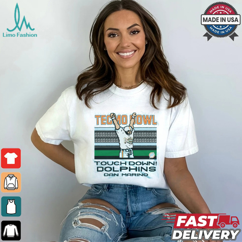 Tecmo Bowl Dolphins Dan Marino Shirt Tecmo Bowl Dolphins Dan Marino Shirt
