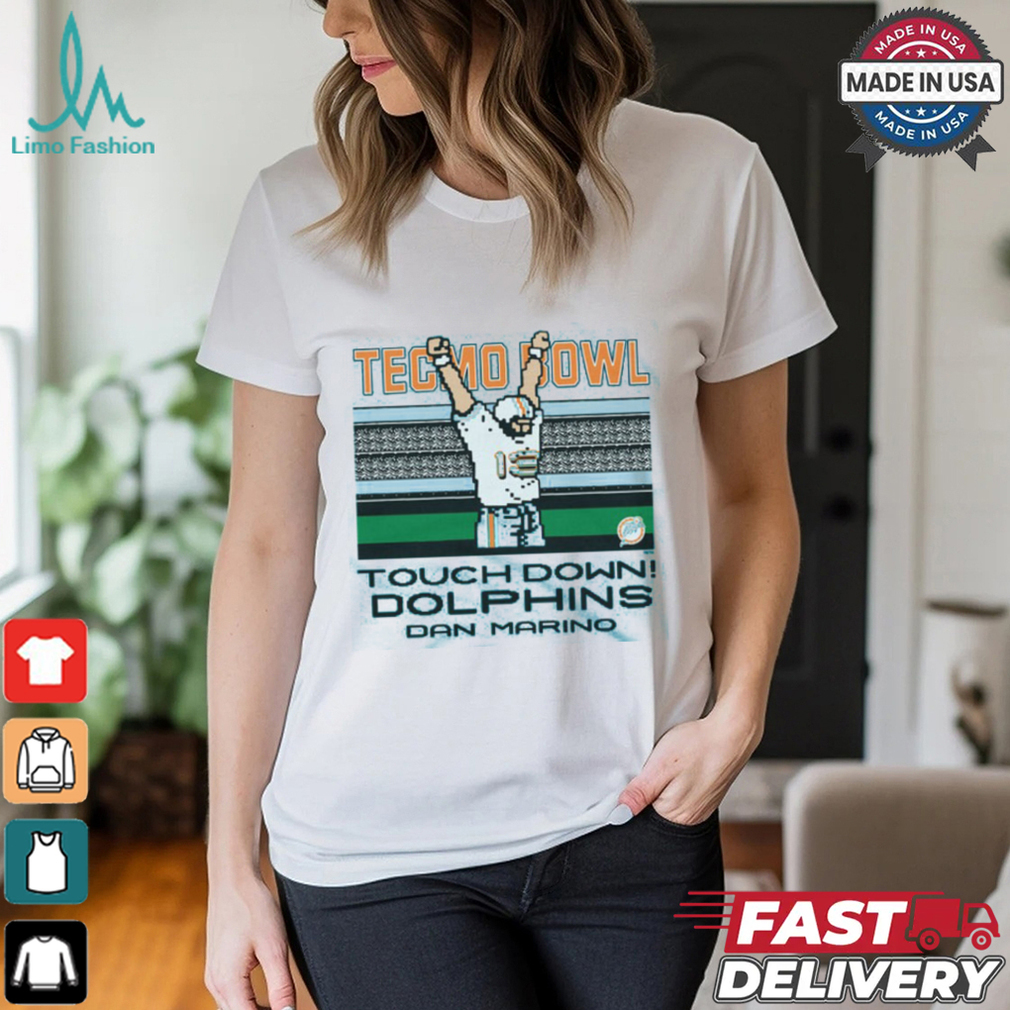 Tecmo Bowl Dolphins Dan Marino Shirt Tecmo Bowl Dolphins Dan Marino Shirt
