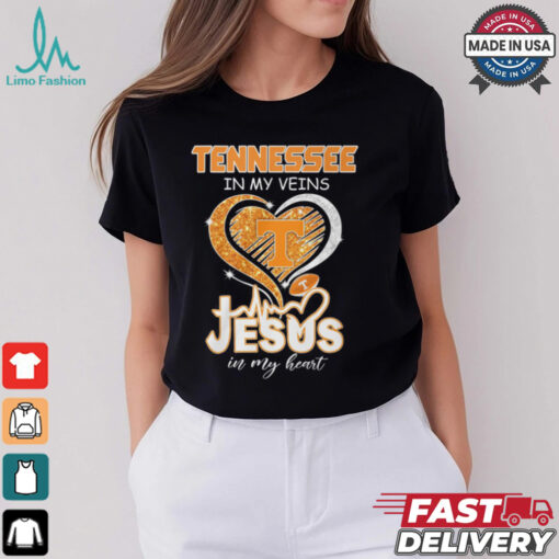 Tennessee In My Veins Jesus In My Heart Shirt