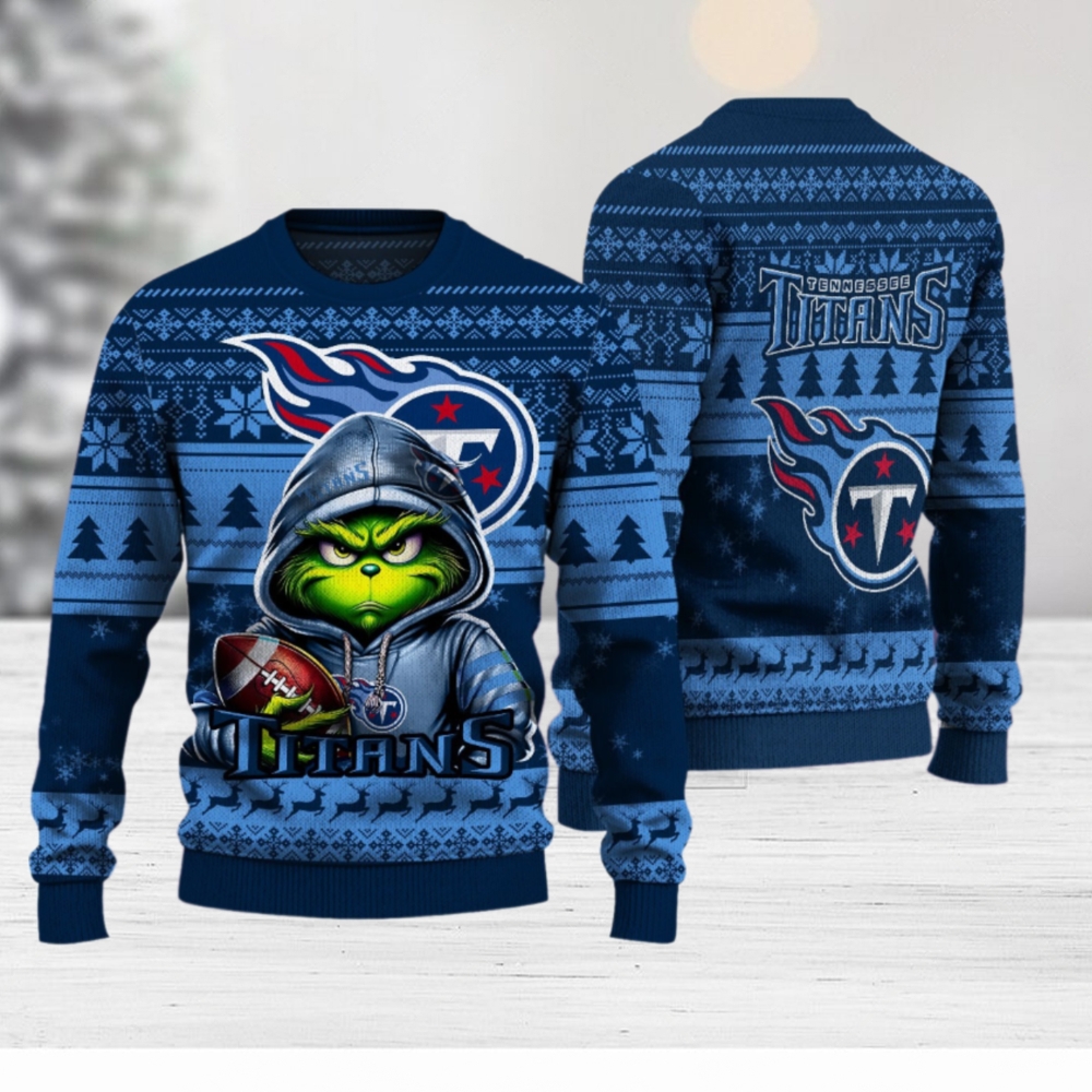 Tennessee Titans Christmas Grinch Knitted Sweater Tennessee Titans Christmas Grinch Knitted Sweater