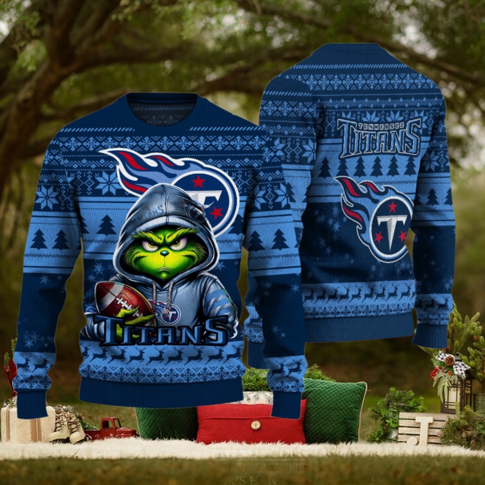 Tennessee Titans Christmas Grinch Knitted Sweater Tennessee Titans Christmas Grinch Knitted Sweater