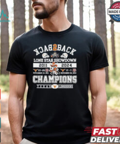 Texas Longhorns Back To Back 2024 Lone Star Showdown Champions 2011 – 2024 T shirt