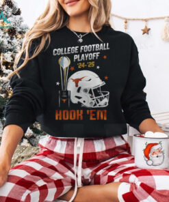 Texas Longhorns College Football Playoff 2024 2025 Hook ‘Em T Shirt