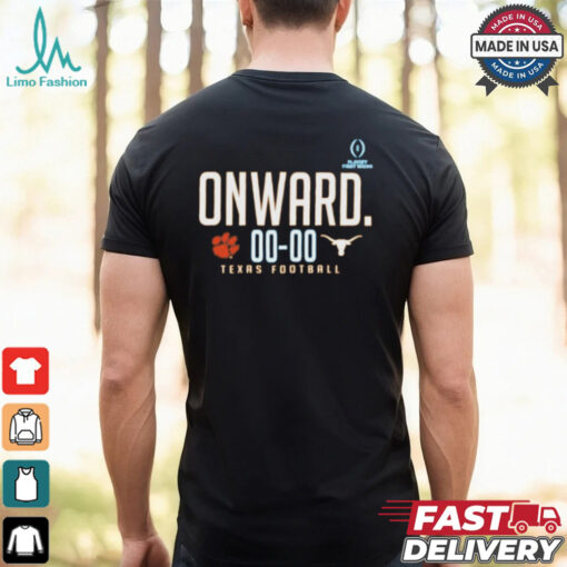 Texas Longhorns vs. Clemson Tigers Burnt CFP First Round Score 2024 T Shirt