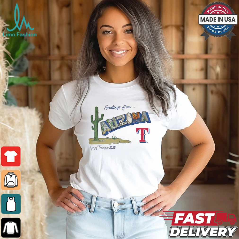 Texas Rangers Tiny Turnip Infant Spring Training 2025 T Shirt Texas Rangers Tiny Turnip Infant Spring Training 2025 T Shirt