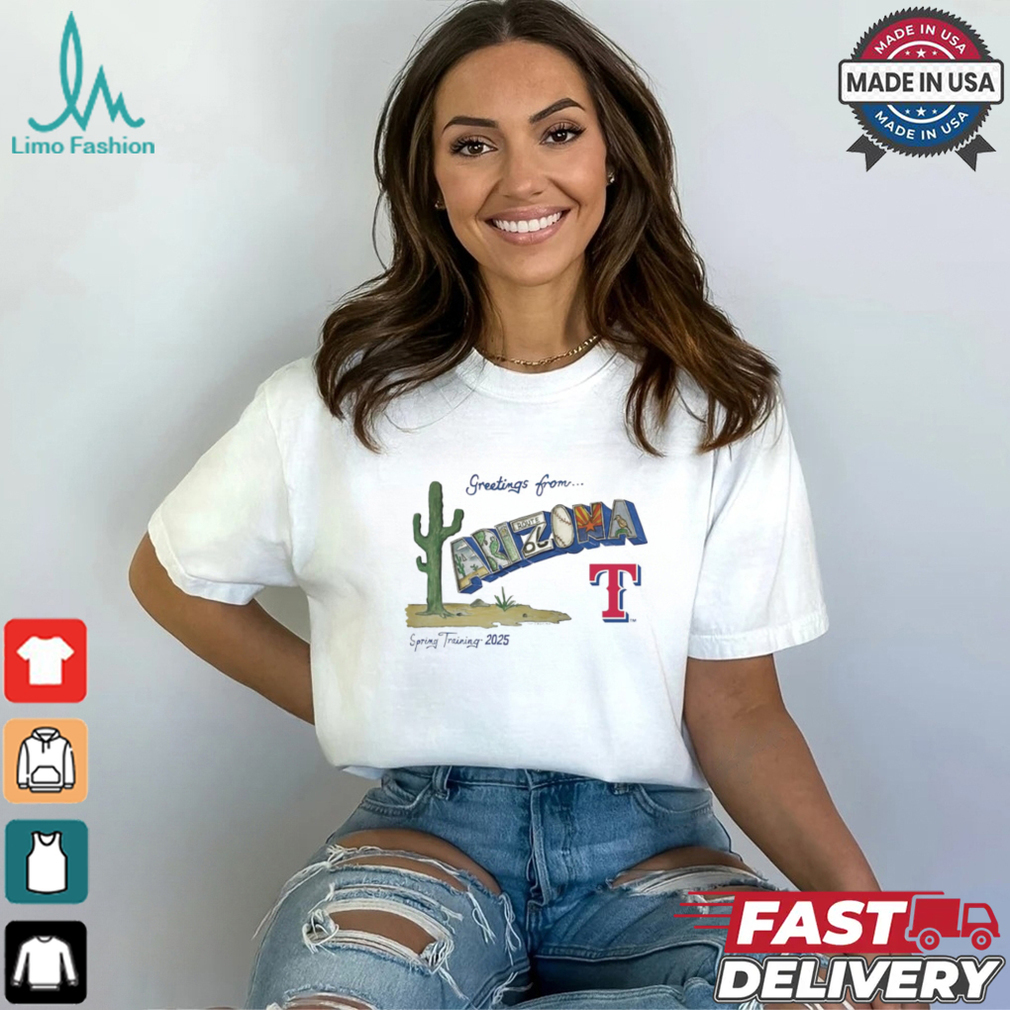 Texas Rangers Tiny Turnip Infant Spring Training 2025 T Shirt Texas Rangers Tiny Turnip Infant Spring Training 2025 T Shirt
