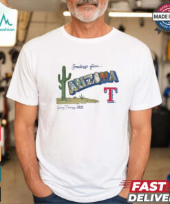 Texas Rangers Tiny Turnip Infant Spring Training 2025 T Shirt