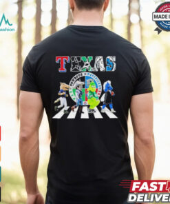 Texas Sports Team Mascots Abbey Road Shirt
