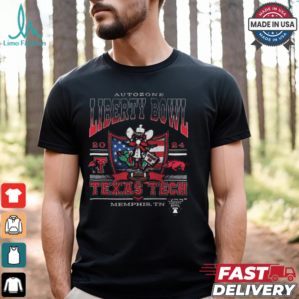 Texas Tech Red Raider Vs Arkansas Razorbacks 2024 Autozone Liberty Bowl Rising Liberty Memphis Tennessee t shirt Texas Tech Red Raider Vs Arkansas Razorbacks 2024 Autozone Liberty Bowl Rising Liberty Memphis Tennessee t shirt