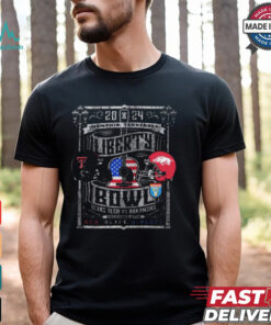 Texas Tech Red Raider Vs Arkansas Razorbacks 2024 Liberty Bowl Guitar December 27th Memphis Tennessee t shirt
