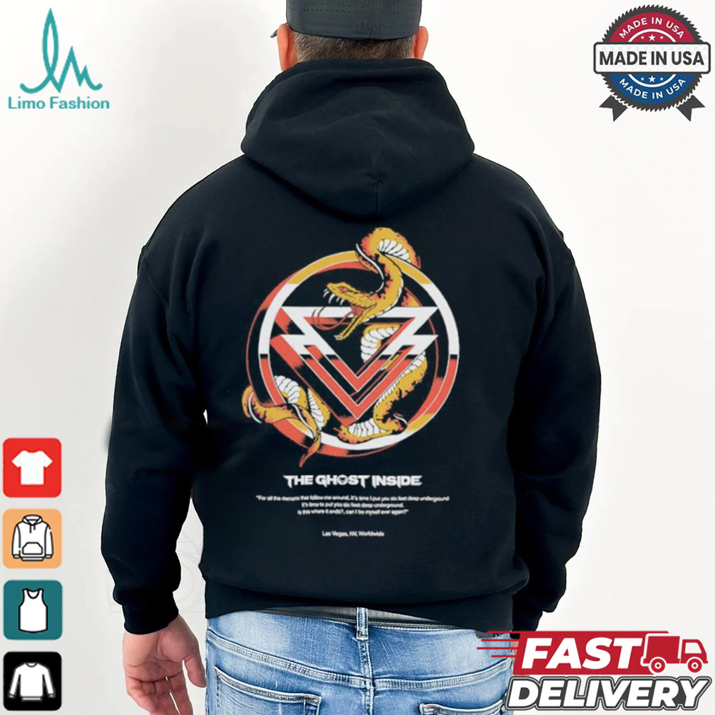 The Ghost Inside Symbol Snake Las Vegas NV Worldwide T shirt The Ghost Inside Symbol Snake Las Vegas NV Worldwide T shirt
