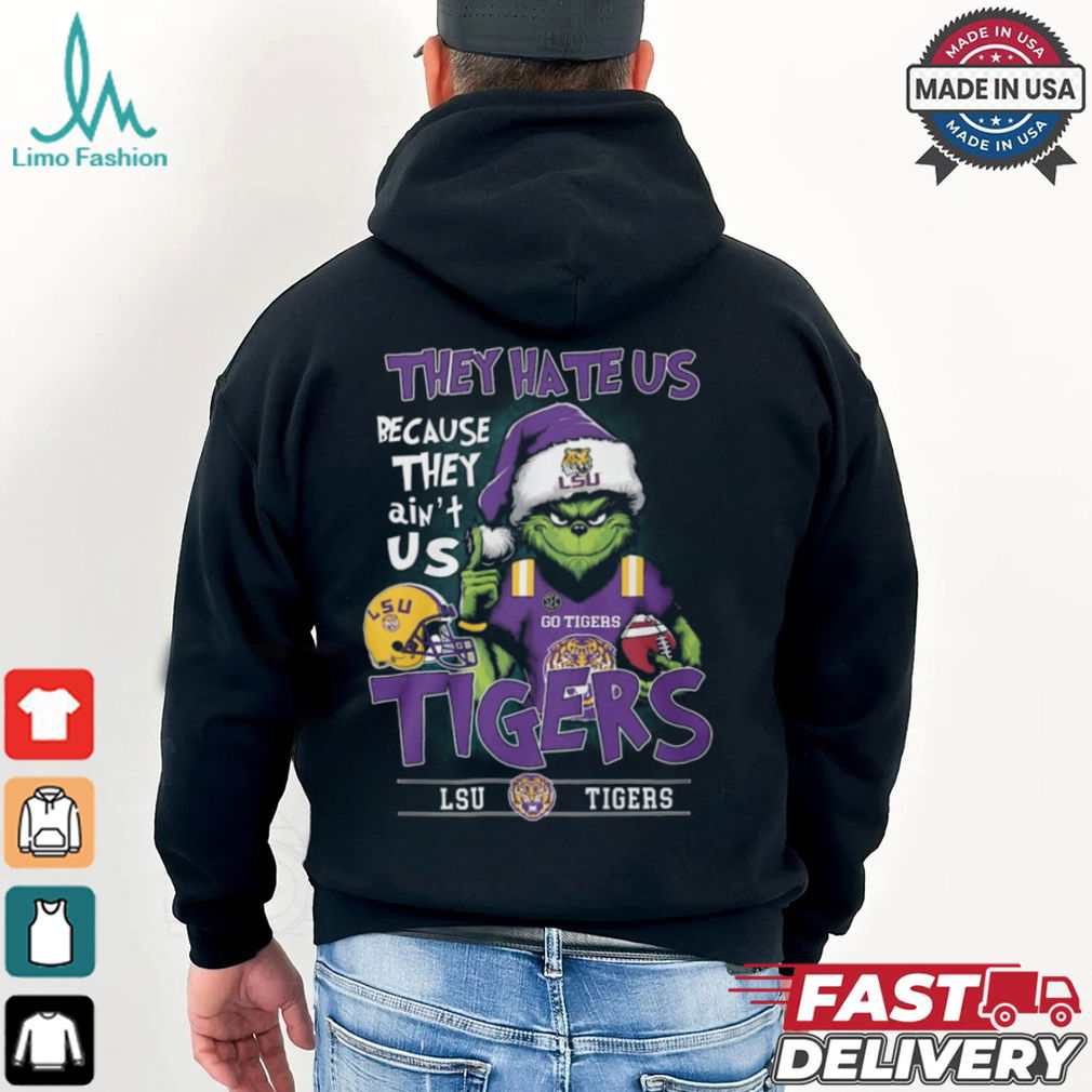 The Grinch They Hate Us Because Ain’t Us LSU Tigers Christmas 2024 Shirt The Grinch They Hate Us Because Ain’t Us LSU Tigers Christmas 2024 Shirt